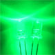 RC-Lights LED 5mm with holder 2pcs - Green