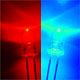 RCL-5291-RB Leds 5mm 2pcs - Red/Blue flash 