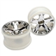 TRX-5576  Wheels, All-Star 2.8 (chrome) (nitro