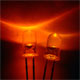 RCL-5280-A Leds 3mm with holders 2pcs - Amber
