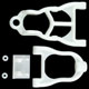 RPM HPI 5B Front A-Arms - Dyable White 82141