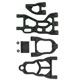 RPM Hpi Baja Front/Rear complete Set - Black