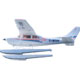  STM Cessna med flott�rer 2.4GHz RTF