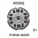 NR-403302 4-shoe clutch