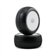 TRX-7175 Tires & wheels, assembled, glued (white)