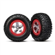 TRX-5973A Tires & wheels, assembled, glued (SCT )