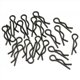 HPI-6203 Body Clip (8mm/Black/20pcs)