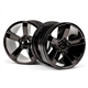 HPI-101309 Bullet MT Wheels Black Chrome (2pcs)