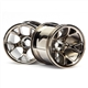 HPI-2198 MT Mesh Wheel - Black Chrome