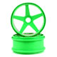 Felg 5-spoke 17mm - Gr�nn - 1 par