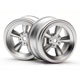 HPI-3815 Vintage 5 spoke wheel matte chrome