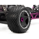 HPI-4737 Dirt buster block tire on black wheel