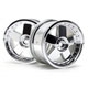 HPI-3007 GT 5 WHEEL CHROME (83X56MM/2PC)