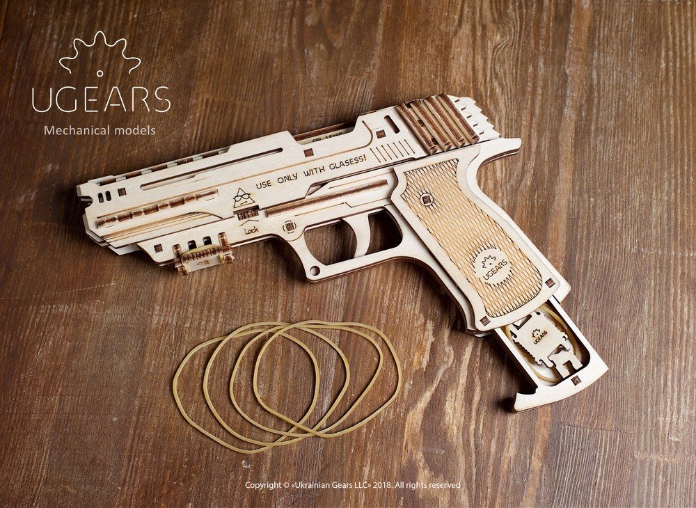Ugears Wolf-01 Handgun