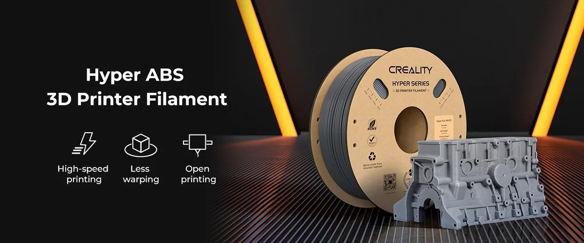 Creality Hyper ABS - 1,75mm - 1kg Grey
