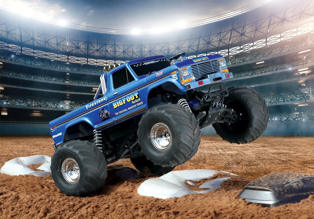 Traxxas BigFoot No.1 1/10 2WD RTR Blue - Komplett