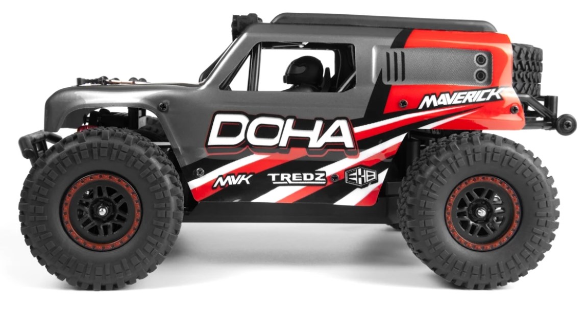 Maverick Doha 1/20 Desert Truck Red - Komplett