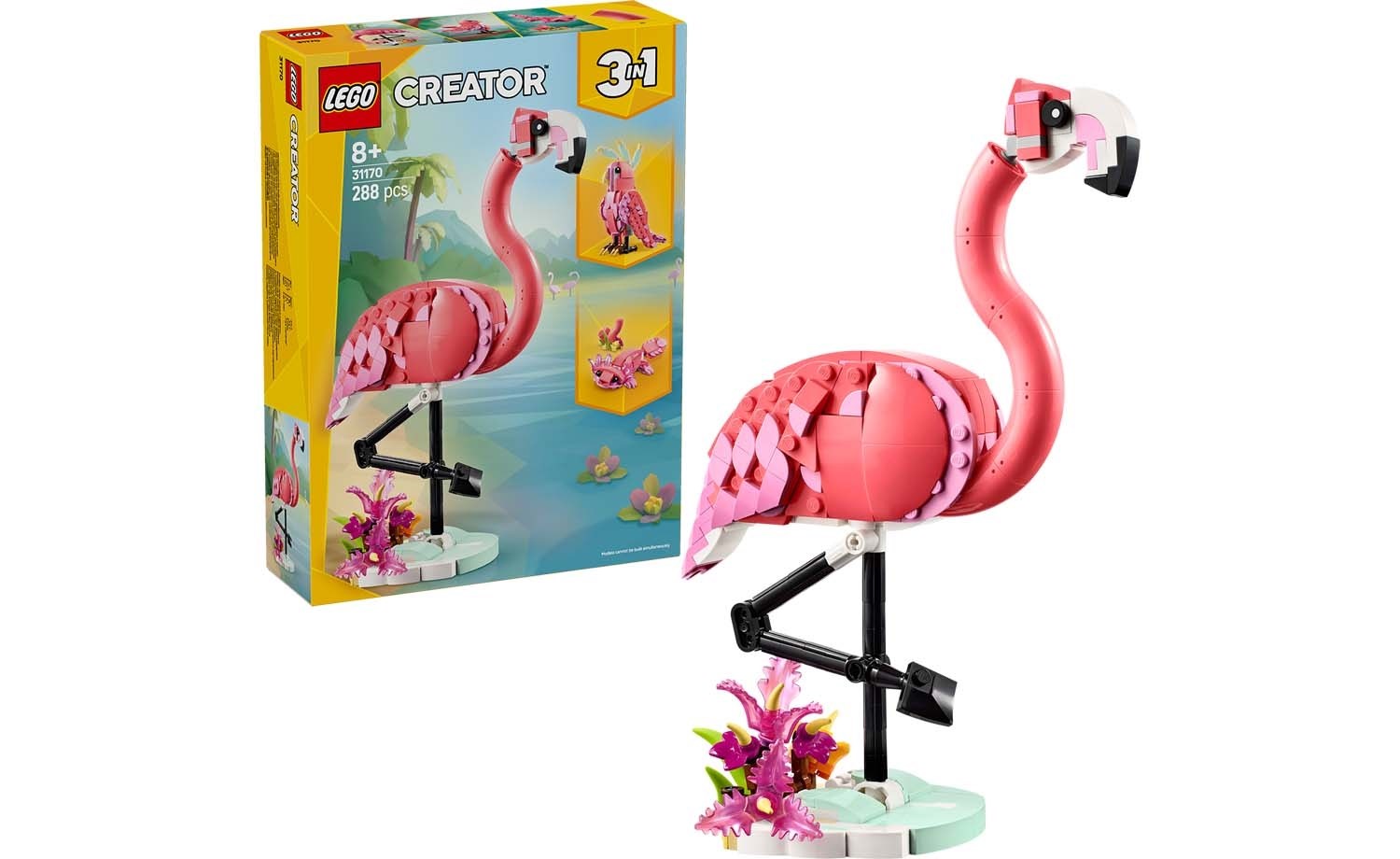 LEGO Ville Dyr Rosa Flamingo