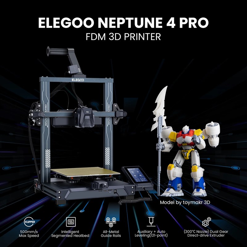Elegoo Neptune 4 Pro - 3D-printer